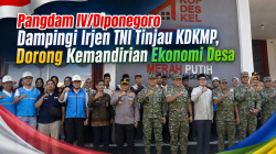 Pangdam IV/Diponegoro Dampingi Irjen TNI Tinjau KDKMP, Dorong Kemandirian Ekonomi Desa