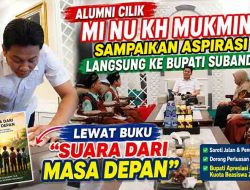 Alumni Cilik MI NU KH Mukmin Sampaikan Aspirasi Langsung ke Bupati Subandi Lewat Buku “Suara dari Masa Depan”