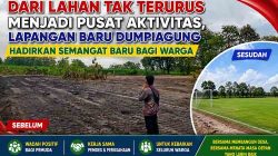 Dari Lahan Tak Terurus Menjadi Pusat Aktivitas, Lapangan Baru Dumpiagung Hadirkan Semangat Baru bagi Warga