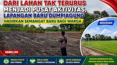 Dari lahan tak terurus jadi pusat aktivitas