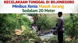 Diduga Mengantuk, Xenia Terjun ke Jurang 20 Meter