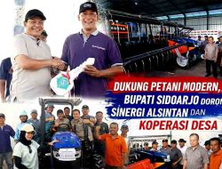 Dukung Petani Modern, Bupati Sidoarjo Dorong Sinergi Alsintan dan Koperasi Desa Merah Putih
