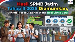 Hasil SPMB Jatim Tahap II 2026 Diumumkan, Berikut Prosedur Daftar Ulang bagi Siswa Baru