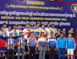 Tim Bulutangkis Polri Raih 4 Medali Emas dan 2 Perak SEA Police Badminton Championship 2026 di Kamboja