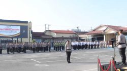 Tongkat Estafet Kepemimpinan Bergulir, Polres Kediri Gelar Sertijab PJU dan Kapolsek Jajaran