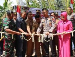 Polres Trenggalek Bangun Jembatan Merah Putih Presisi Penggerak Ekonomi Desa