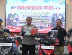 Polres Madiun Kota Ungkap 3 Kasus Curanmor 4 Orang Residivis Diamankan