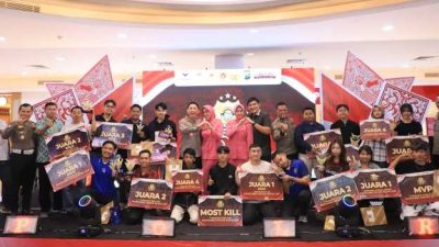 Kapolres Kediri Kota Tutup Pameran dan Bazar UMKM serta Turnamen E-Sport Piala Kapolres dalam Rangka HKGB ke-74 dan Hari Bhayangkara ke-80