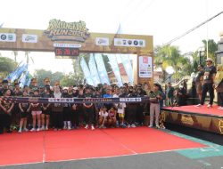 Polres Magetan Gelar Playon Bersama Masyarakat Sambut Hari Bhayangkara ke-80