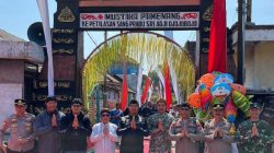 Bersama Wisatawan Mancanegara, Kapolres Kediri & Ketua DPRD Kab. Kediri hadiri Tradisi 1 Suro di Petilasan Sri Aji Joyoboyo