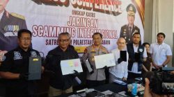 Polrestabes Surabaya Amankan 45 Tersangka Hasil Pengembangan Penyidikan Kasus Siber Internasional