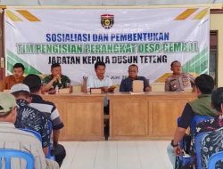 Dukung Program Pemdes, Danramil Karanganyar Hadiri Sosialisasi Pembentukan Pengisian Perangkat Desa
