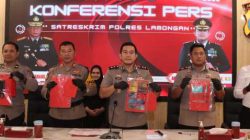 Polres Lamongan Ungkap Jaringan Ganjal ATM Lintas Daerah, 5 Tersangka Residivis Diamankan