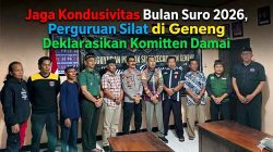 Jaga Kondusivitas Bulan Suro 2026, Perguruan Silat di Geneng Deklarasikan Komitmen Damai