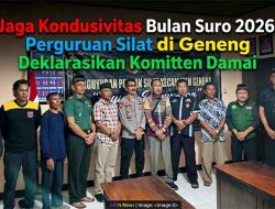Jaga Kondusivitas Bulan Suro 2026, Perguruan Silat di Geneng Deklarasikan Komitmen Damai