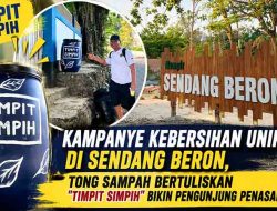 Kampanye Kebersihan Unik di Sendang Beron, Tong Sampah Bertuliskan “Timpit Simpih” Bikin Pengunjung Penasaran