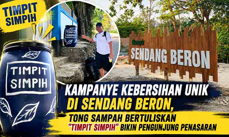 Kampanye kebersihan unik di Sendang Beron