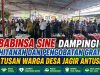 Peduli Warga, Babinsa Sine Ngawi Hadiri Khitanan dan Pengobatan Gratis, Warga Sambut Antusias