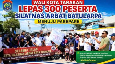 Kepulangan peserta Silatnas di Tarakan