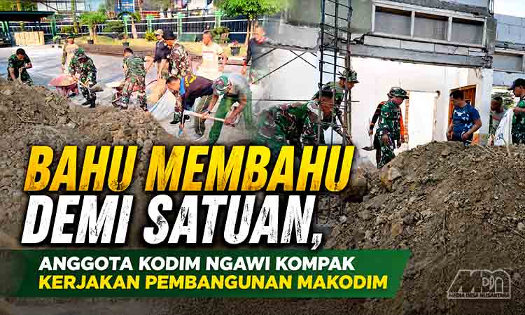 Kerja sama di pembangunan Makodim mdn