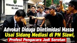 Advokat Diduga Diintimidasi Massa Usai Sidang Mediasi di PN Slawi, Profesi Pengacara Jadi Sorotan