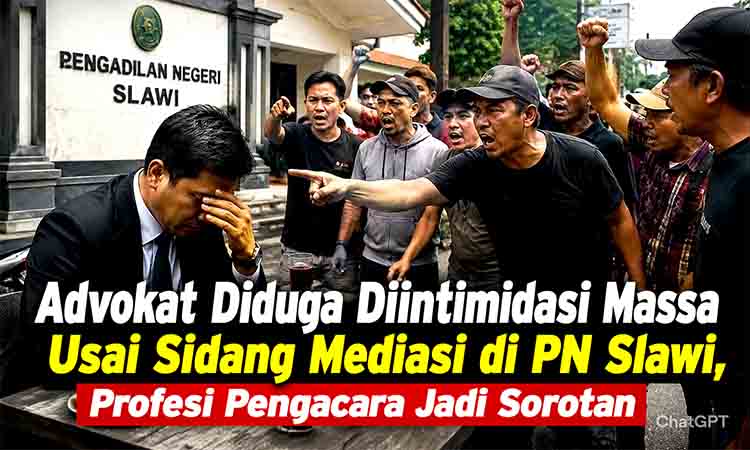 Konfrontasi di Pengadilan Negeri Slawi