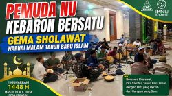 Kolaborasi Pemuda NU Kebaron Gelar Gema Sholawat Sambut Tahun Baru Islam 1448 H