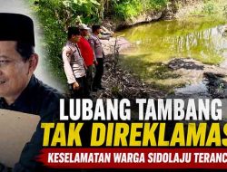 Warga Sidolaju Minta Pemerintah Bertindak, Kubangan Bekas Tambang Galian C Kembali Renggut Nyawa