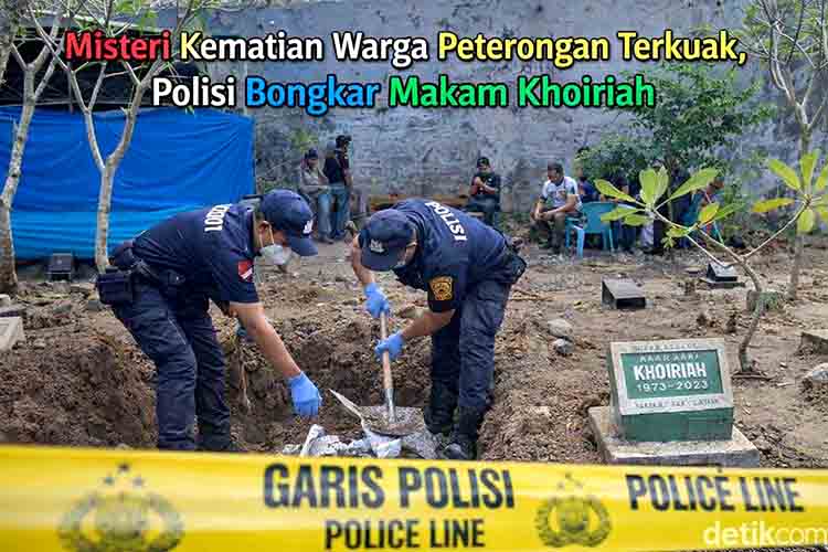 Misteri Kematian Warga Peterongan Terkuak, Polisi Bongkar Makam Khoiriah