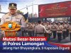 Mutasi Besar-besaran di Polres Lamongan Jelang Hari Bhayangkara, 9 Kapolsek Diganti
