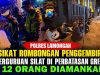 Polres Lamongan Amankan Belasan Penggembira dan Tindak Kendaraan Pelanggar dalam Razia Perbatasan