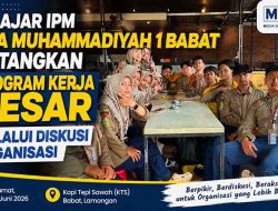 Pelajar IPM SMA Muhammadiyah 1 Babat Matangkan Program Kerja Besar Melalui Diskusi Organisasi