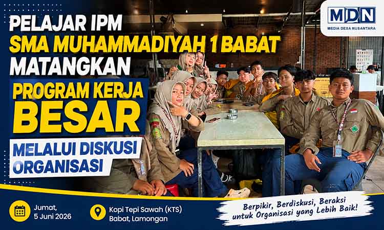 Pelajar IPM Diskusi dan Kerja Tim