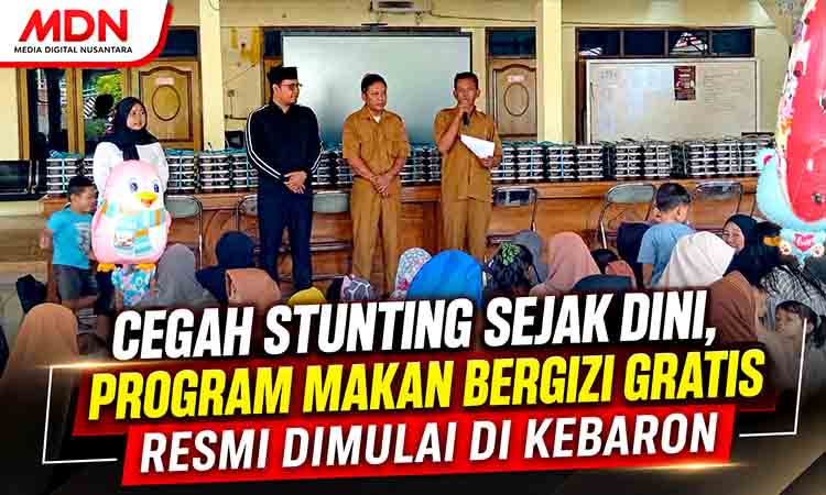 Peluncuran program gizi di Kebaron