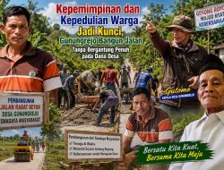 Kepemimpinan dan Kepedulian Warga Jadi Kunci, Gunungrejo Bangun Jalan Tanpa Bergantung Penuh pada Dana Desa