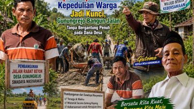 Pembangunan jalan melalui gotong royong