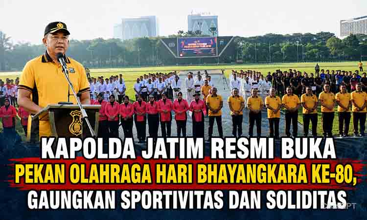 Pembukaan Pekan Olahraga Polda Jatim