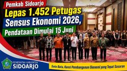 Pemkab Sidoarjo Lepas 1.452 Petugas Sensus Ekonomi