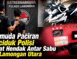 Pemuda Paciran Diciduk Polisi Saat Hendak Antar Sabu di Lamongan Utara