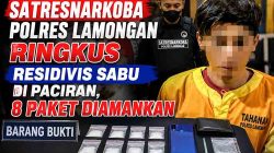 Penangkapan sindikat sabu di Lamongan