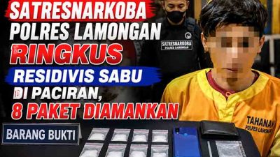 Penangkapan sindikat sabu di Lamongan