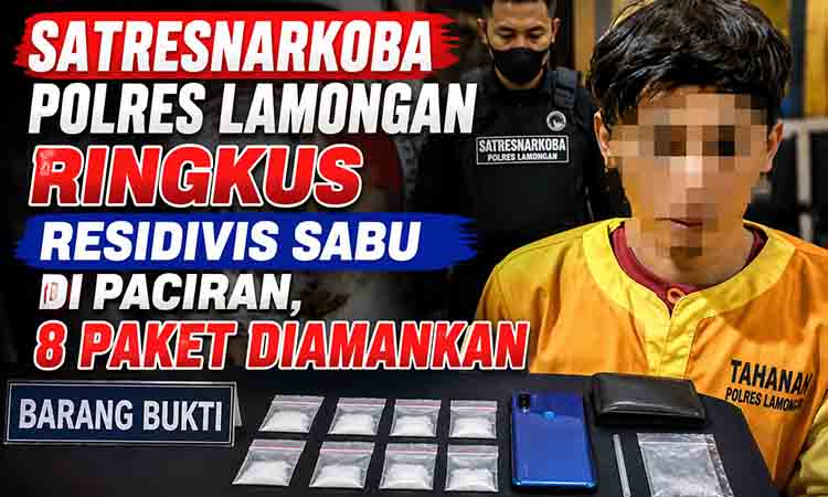 Penangkapan sindikat sabu di Lamongan