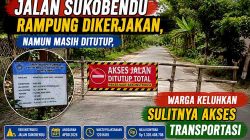 Jalan Sukobendu Rampung Dikerjakan, Namun Masih Ditutup, Warga Keluhkan Sulitnya Akses Transportasi