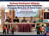 Perkuat Ketahanan Wilayah, Babinsa Geneng Kawal Pelatihan Tanggap Bencana di Keras Kulon
