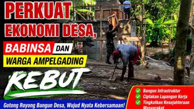 Sentuhan Babinsa di Proyek Jembatan Gantung Garuda: Wujud Nyata Kemanunggalan TNI-Rakyat