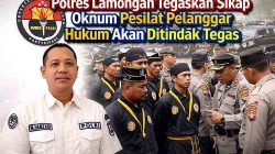 Polres Lamongan Tegaskan Sikap, Oknum Pesilat Pelanggar Hukum Akan Ditindak Tegas