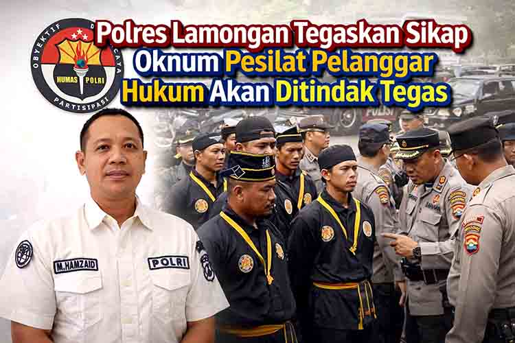 Polres Lamongan Tegaskan Sikap, Oknum Pesilat Pelanggar Hukum Akan Ditindak Tegas