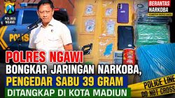 Polres Ngawi Bongkar Jaringan Narkoba