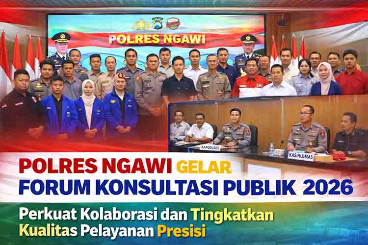 Polres Ngawi Gelar Forum Konsultasi Publik 2026, Perkuat Kolaborasi dan Tingkatkan Kualitas Pelayanan Presisi