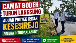 Proyek irigasi Kesesirejo sedang diawasi